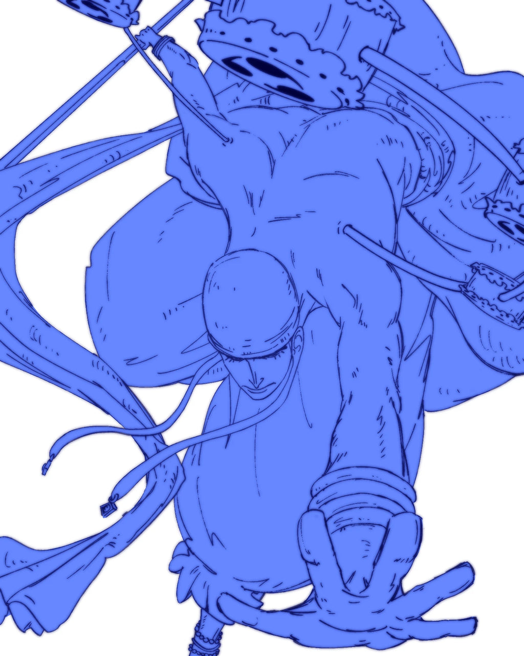 enel proceso de dibujo - lineart