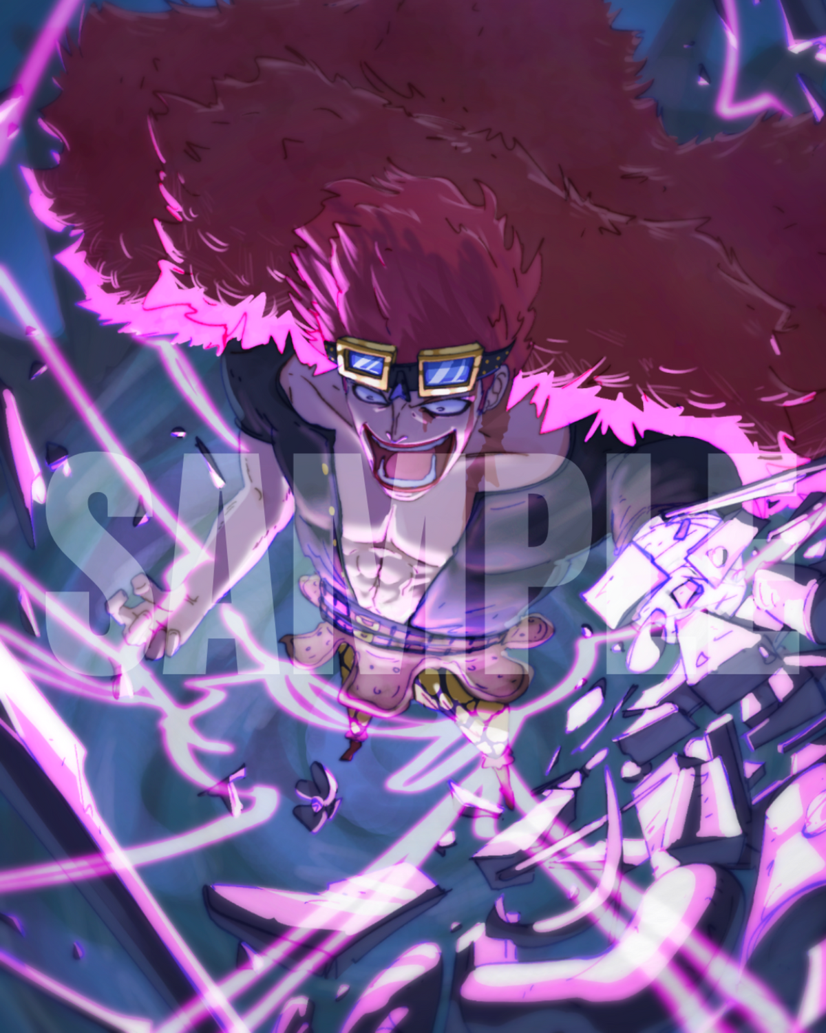 Kid illustration print by Kaiser (One Piece fan art) — preview