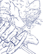 xebec proceso de dibujo - lineart