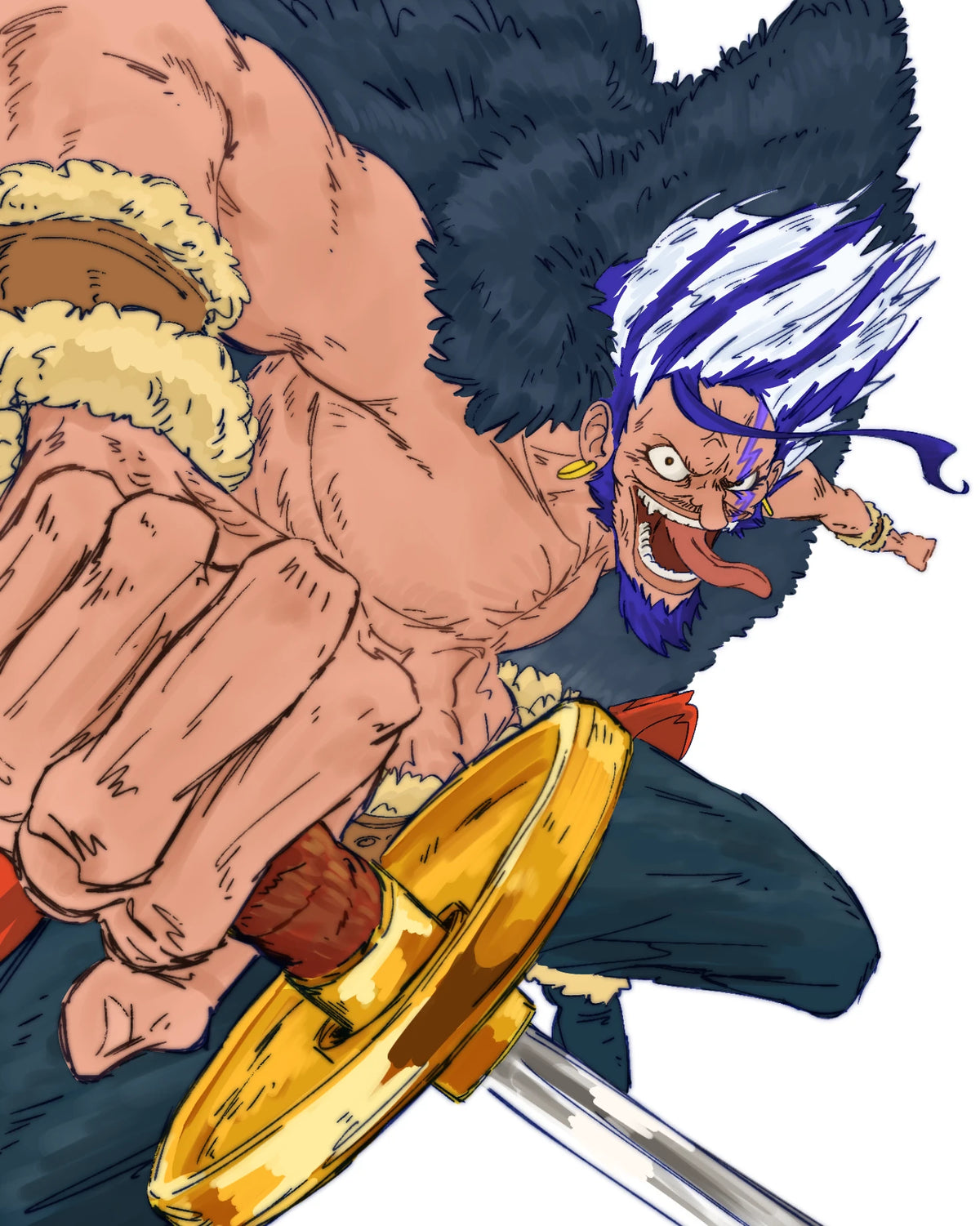 xebec proceso de dibujo - color